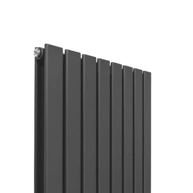 Designerradiatorer med Platta Paneler Mörkgrå 1800mm x 560mm