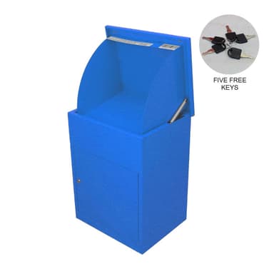 Paketlåda Postlåda Blå