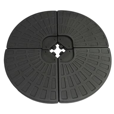 Cantilever Parasoll-bas - Solfjäderformad