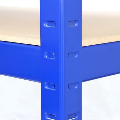 Monster Racking T-Rax Robusta Förvaringshyllor, Blå, 120 cm B, 60 cm D, set om 10