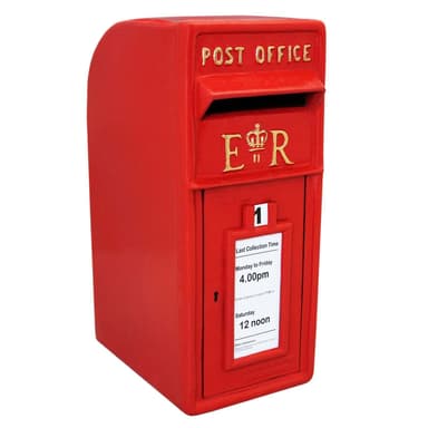 Röd Royal Mail Postbox