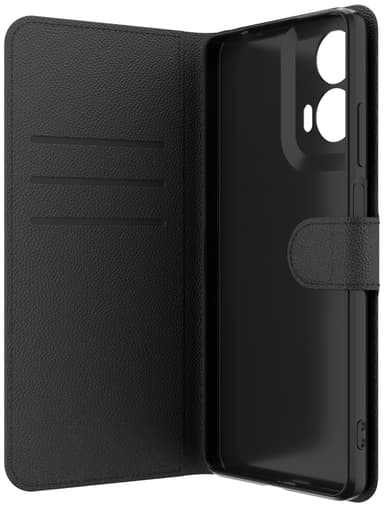 Zagg Motorola G04 plånboksfodral (svart)