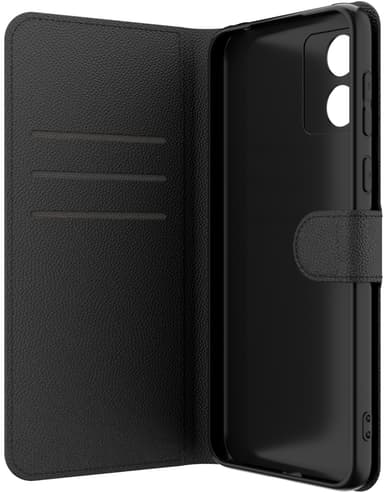 Zagg Motorola Moto e13 plånboksfodral (svart)