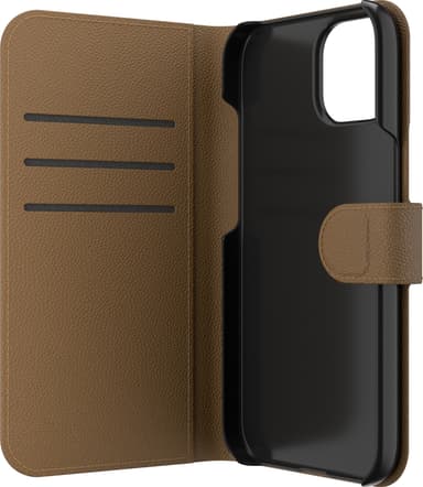 Zagg iPhone 16e/15/14/13 plånboksfodral (brunt)