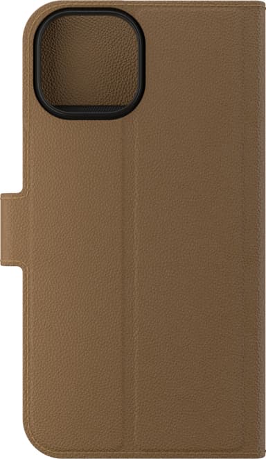 Zagg iPhone 16e/15/14/13 plånboksfodral (brunt)
