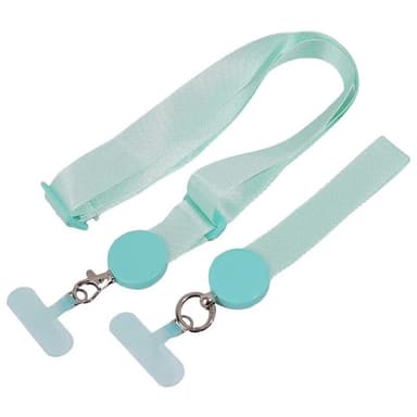 Mobilhalsband 2i1 med fästbricka - Minty Fresh