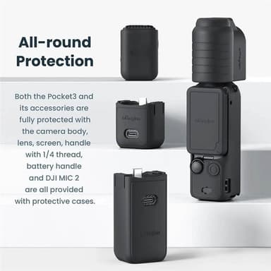 aMagisn silikon fodral 6i1 DJI Osmo Pocket 3 - Grå