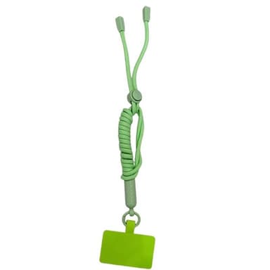 Mobilhalsband 5mm med fästbricka - Matcha Green