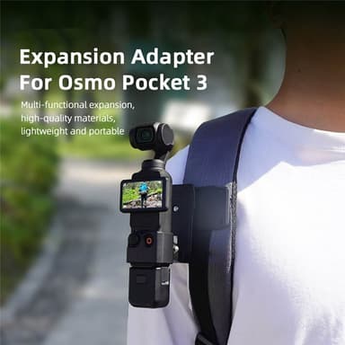 BRDRC expansions adapter med klämma till DJI Osmo Pocket 3