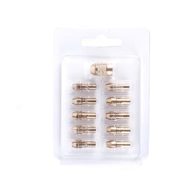 Borrchuckar, 0,5-3,2 mm - 11 delar Guld
