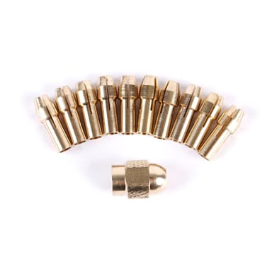 Borrchuckar, 0,5-3,2 mm - 11 delar Guld