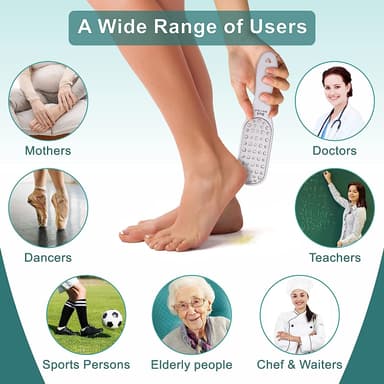 Fotrasp fotfil fotskrapa callus remover - ta bort hård hud 3-pack