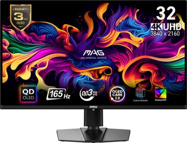 MSI MAG 321UP 31.5" QD-OLED bildskärm gaming