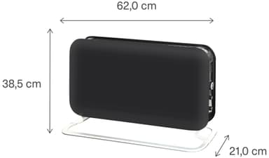 Mill Wi-Fi golvelement CO1200WIFI3BLACK (svart)