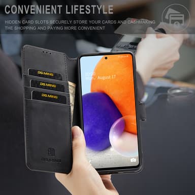 Flip Folio Fodral med korthållare Kickstand Skyddsfodral för iPhone Sv