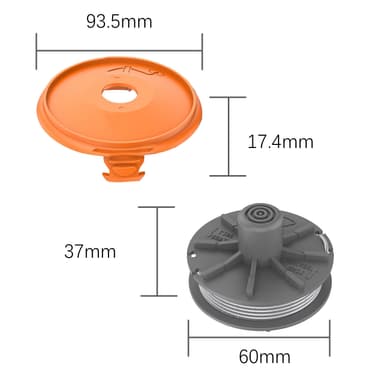 Trimmerspole för Gardena Easycut 400, ComfortCut450 grästrimmer