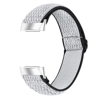 Fitbit Charge 5 armband Nylon Grå/Svart