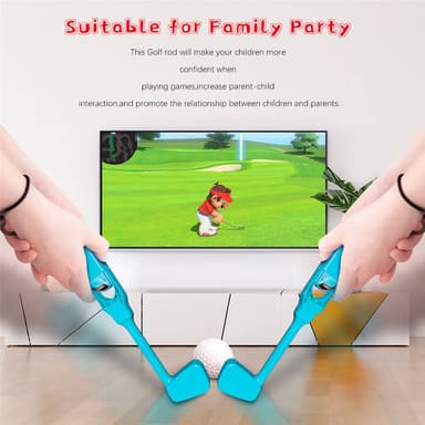 Golfklubba för Mario Golf 1 Par Flerfärgad