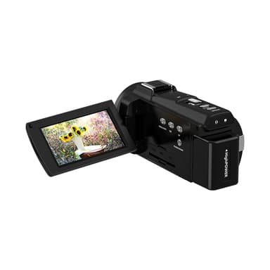 Videokamera 4K UHD/48MP/16x zoom/vidvinkelobjektiv/32GB kort/mikrofon