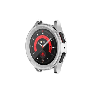 TPU-skyddsfodral med skaldesign för Samsung Galaxy Watch 5 Pro Silver