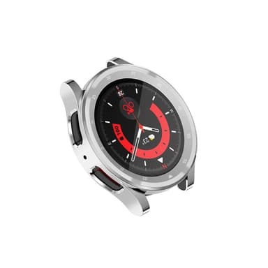 TPU-skyddsfodral med skaldesign för Samsung Galaxy Watch 5 Pro Silver