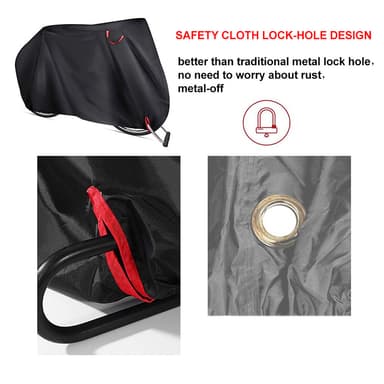 Vattentätt cykelskydd XL