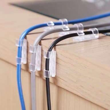 10-pack kabelklämmor Wire Organizer Kabelhanteringsklämma