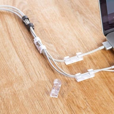 10-pack kabelklämmor Wire Organizer Kabelhanteringsklämma