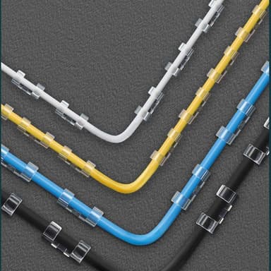 10-pack kabelklämmor Wire Organizer Kabelhanteringsklämma