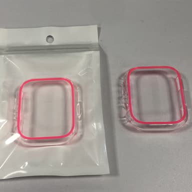 Skyddsram fodral självlysande PC Rosa