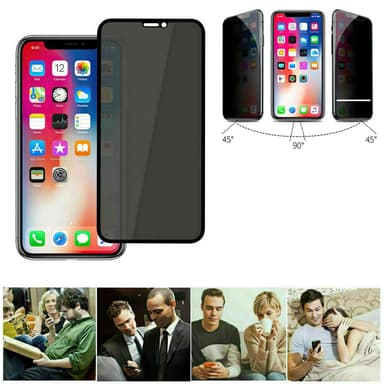 iPhone XR Privacy Screen Protector – Anti-spion, reptålig, full täckan