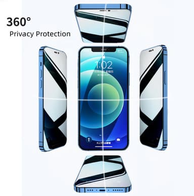 iPhone XR Privacy Screen Protector – Anti-spion, reptålig, full täckan