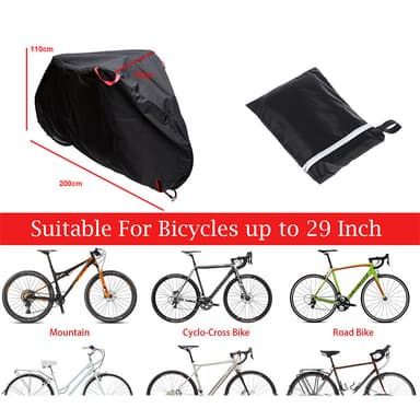 Vattentätt cykelskydd L