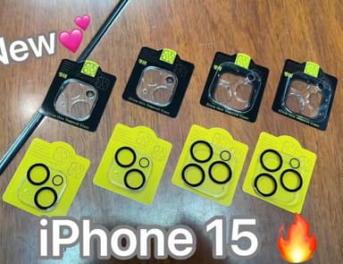 3-pack Linsskydd - Linsfilm Härdat glas iPhone 15 Pro