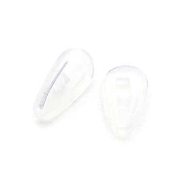 30 par A3 Silikon Halkfria Näskuddar för Glasögon Transparent