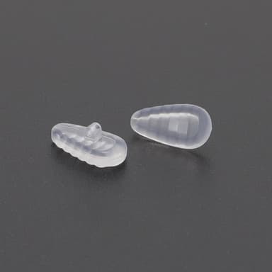 30 par A3 Silikon Halkfria Näskuddar för Glasögon Transparent