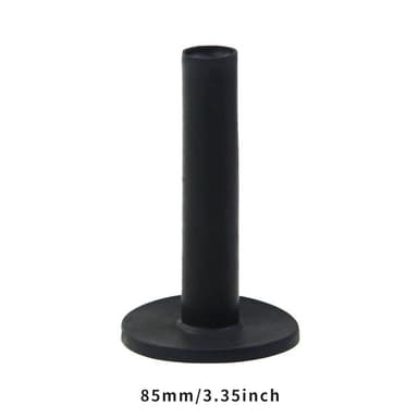 Gummi golf-tees för driving range 3 storlekar 58/68/85 mm 3-pack Svart