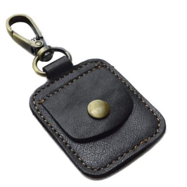 Mini korthållare i äkta läder