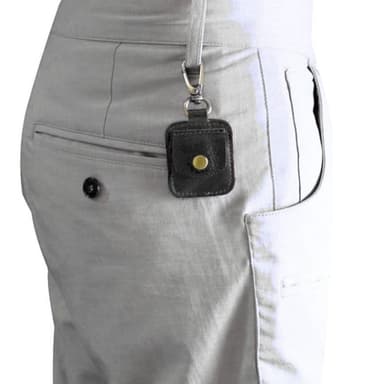 Mini korthållare i äkta läder
