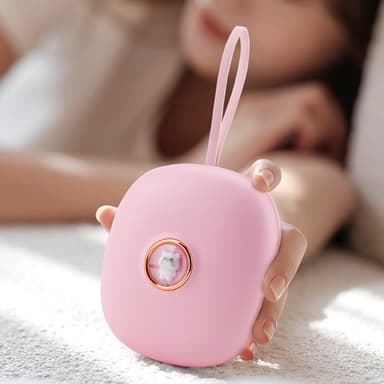 Vibrerande väckarklocka med snooze-funktion Rosa
