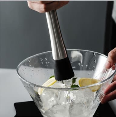 Cocktail set Dubbel shaker 750ml Rostfritt stål Silver 10 delar