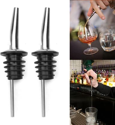Cocktail set Dubbel shaker 750ml Rostfritt stål Silver 10 delar