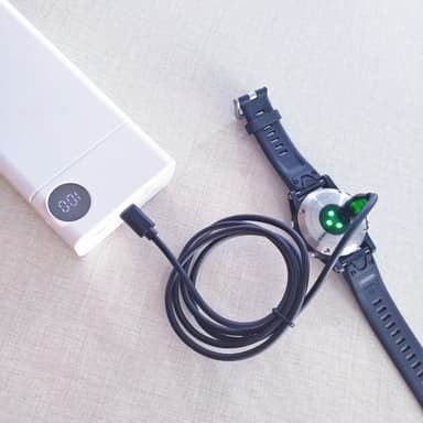 USB-C Smartwatch laddningskabel Svart