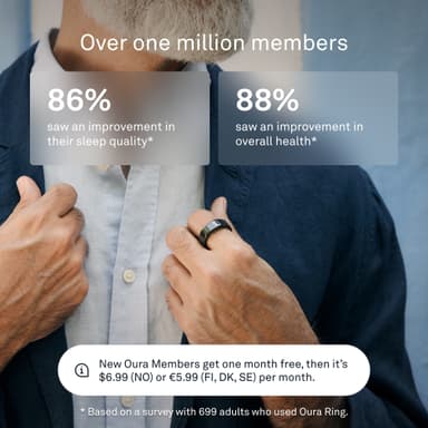 Oura-ring Gen3 Heritage smartring storlek 7 (svart)