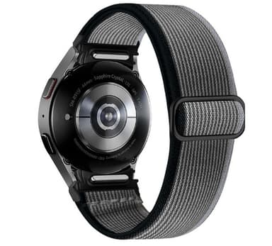 Samsung Galaxy Watch 6-Armband med Justerbart Spänne Svart+grå