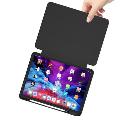 Magnetiskt Fodral med Stativfunktion Svart iPad Pro 12.9 2018/2020/202