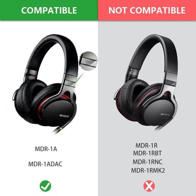 Öronkuddar för Sony MDR-1A 1ADAC Brun 1 par