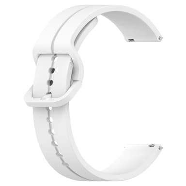 Silikonersättningsarmband för Haylou Watch 22mm Vit