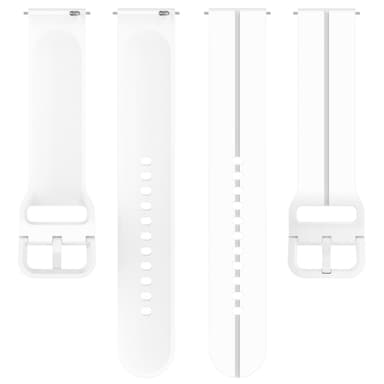 Silikonersättningsarmband för Haylou Watch 22mm Vit
