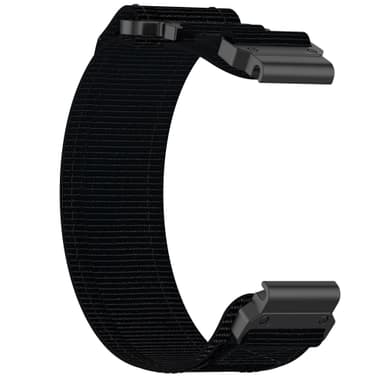 Garmin 22 mm Quick Release Nylonarmband Svart